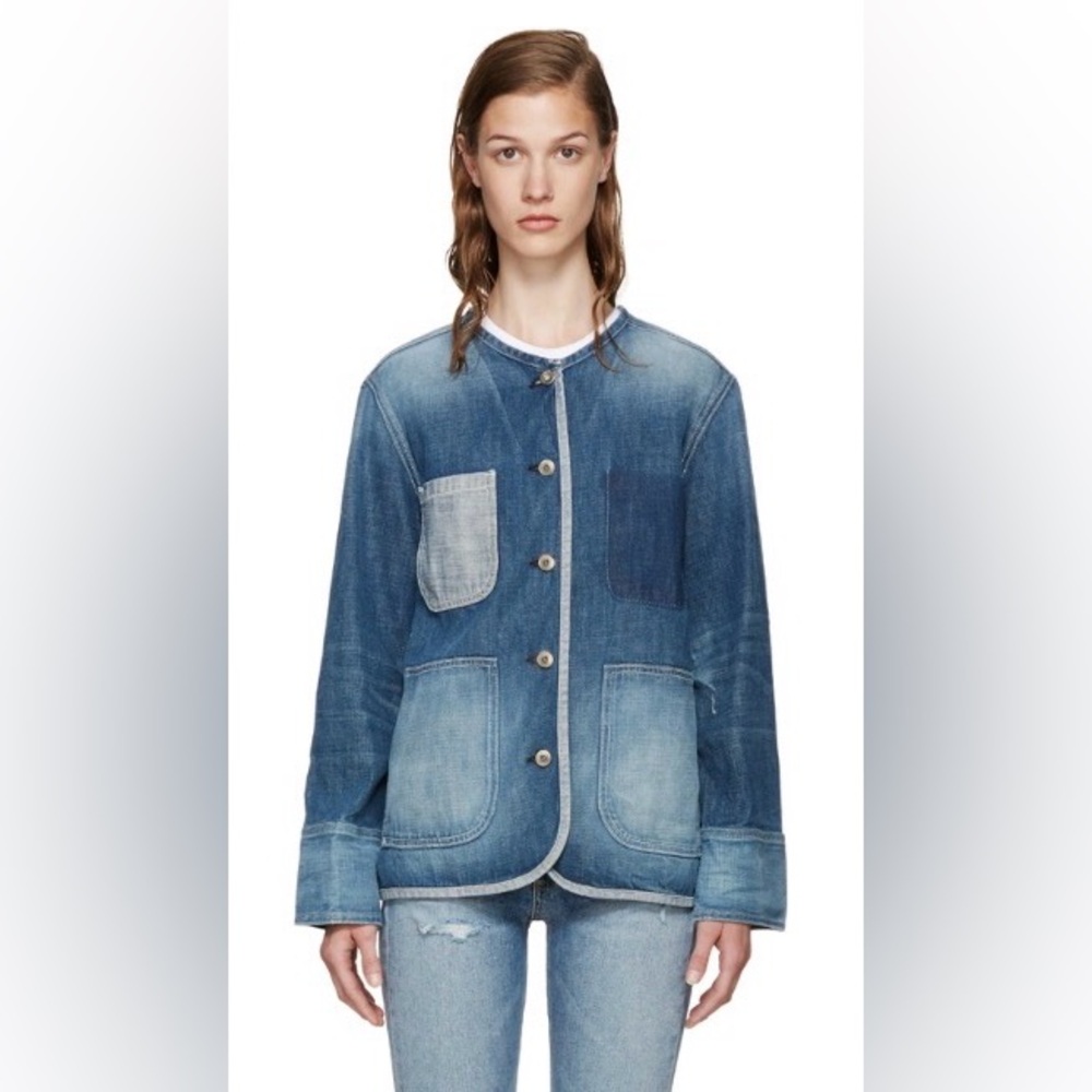 rag & bone Blue Santa Cruz Jean Jacket